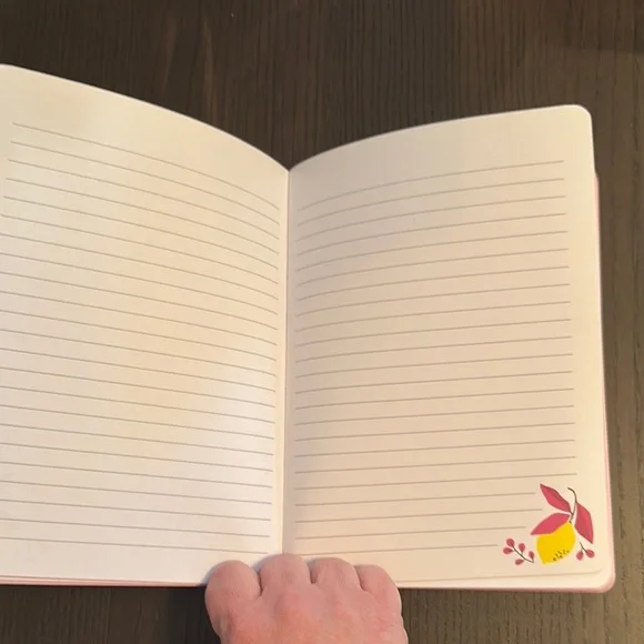 Kelly Green Lemon Fruit Notebook - Picture 6 of 8